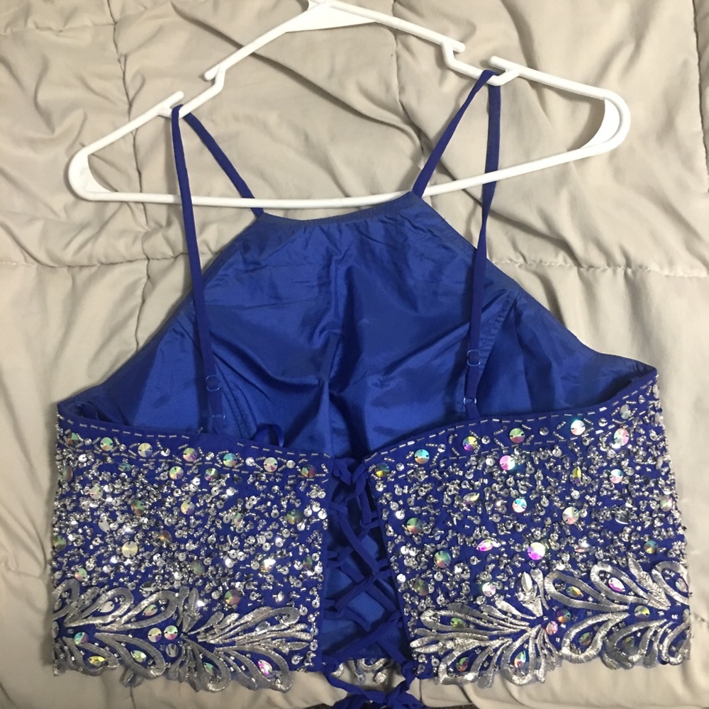 Royal blue dress